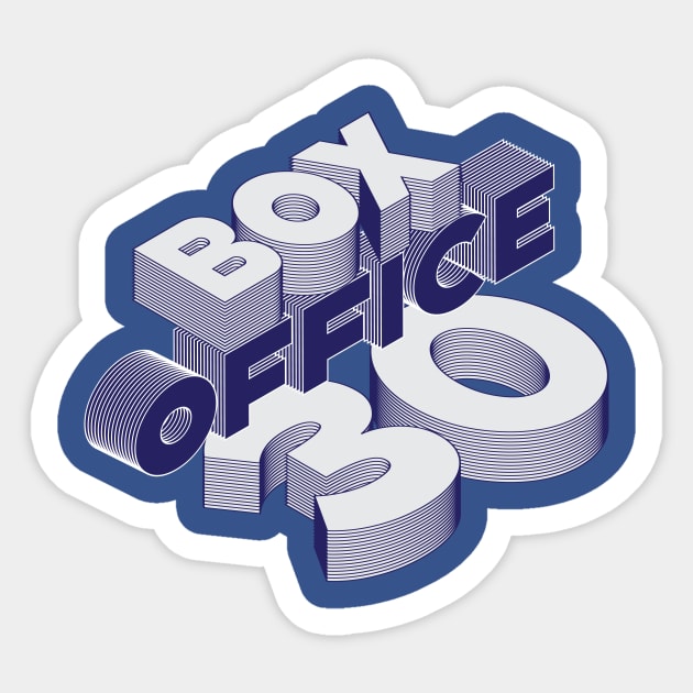 Box Office 30 Logo Sticker by Box Office 30